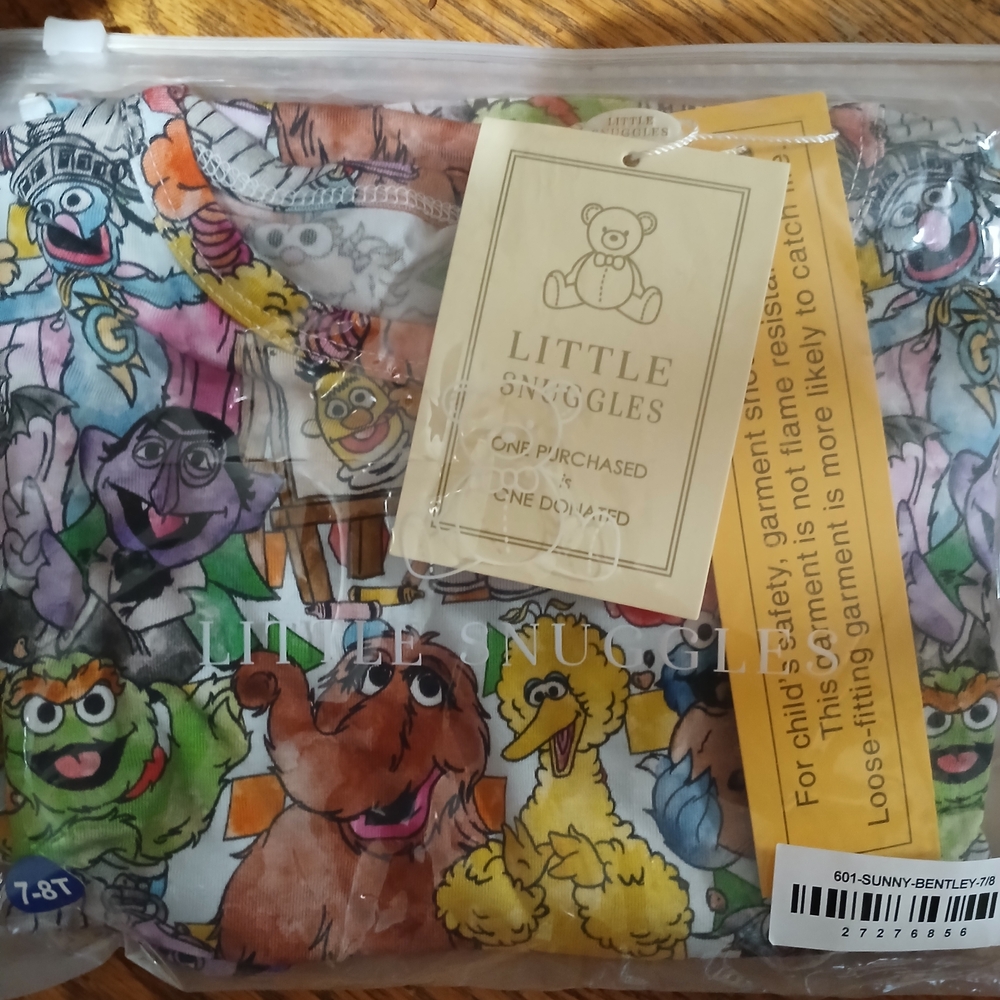 Little Snuggles Sesame Street Pajama Set 7/8